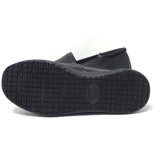 Dr. Scholl's Dive In Slip Resistant Work Loafers Black Memory Foam 8W - Picture 8 of 10